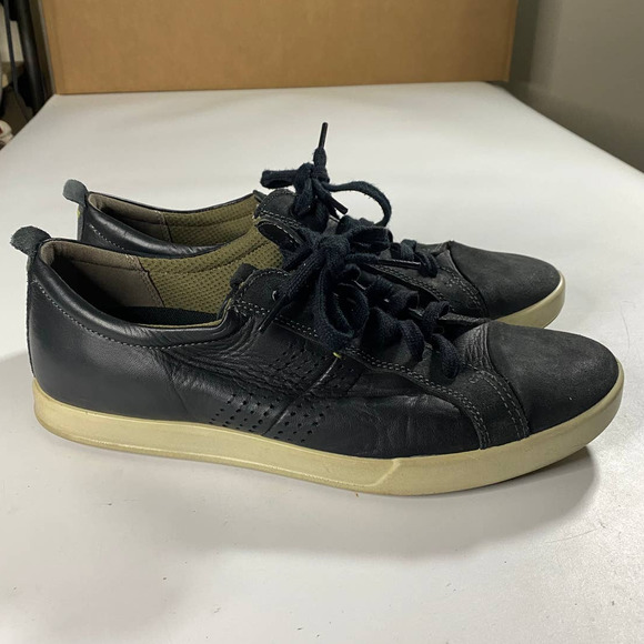 Ecco Leather Soft 7 Danish Design Black Sneakers Men\'s 9 main image 6